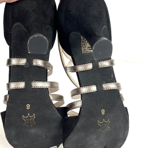 NWOB Werner Kern Dance Shoes Eva Black/Antique Suede /Leather 3” Heels US 10,5 - Picture 11 of 16